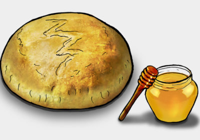 Illustration: Honigbrot aus Äthiopien (Quelle:Angela Richter)