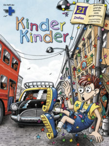 Titelbild Kinder, Kinder 21: Robinson bei einer Bürgersteig-Familie in Indien. (Quelle: Peter Laux)