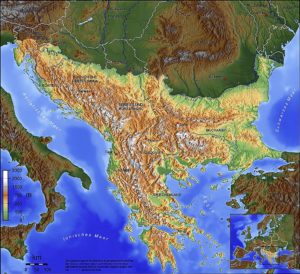 Der Balkan. (Quelle: Wikimedia Commons/Captain Blood)